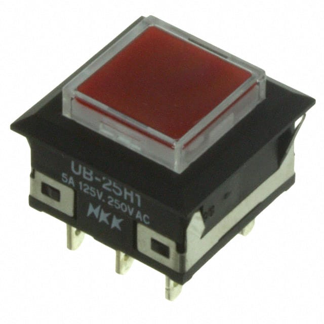 UB25KKW015C-JC SWITCH PUSHBUTTON DPDT 5A 125V