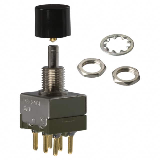 MB2461E1G03-HA SWITCH PUSH DPDT 0.4VA 28V