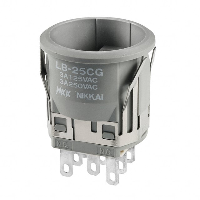 LB25CGW01 SWITCH PUSHBUTTON DPDT 3A 125V