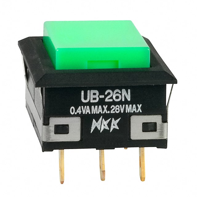 UB26NKG01N-F SWITCH PUSH DPDT 0.4VA 28V