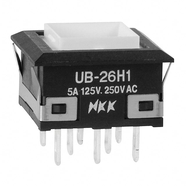 UB26KKW015D SWITCH PUSHBUTTON DPDT 5A 125V