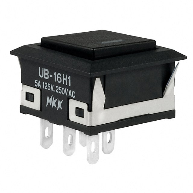 UB16KKW015C-AB SWITCH PUSHBUTTON SPDT 5A 125V