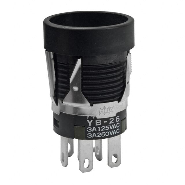 YB26MKW01 SWITCH PUSHBUTTON DPDT 3A 125V