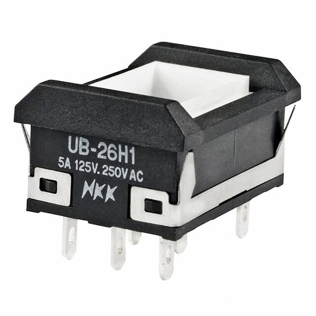 UB26NBKW015C SWITCH PUSHBUTTON DPDT 5A 125V