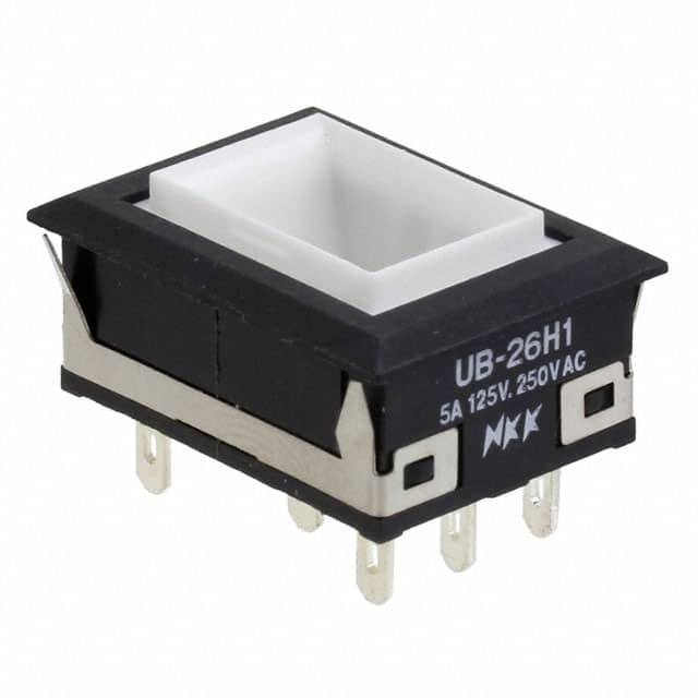 UB26NKW015D SWITCH PUSHBUTTON DPDT 5A 125V