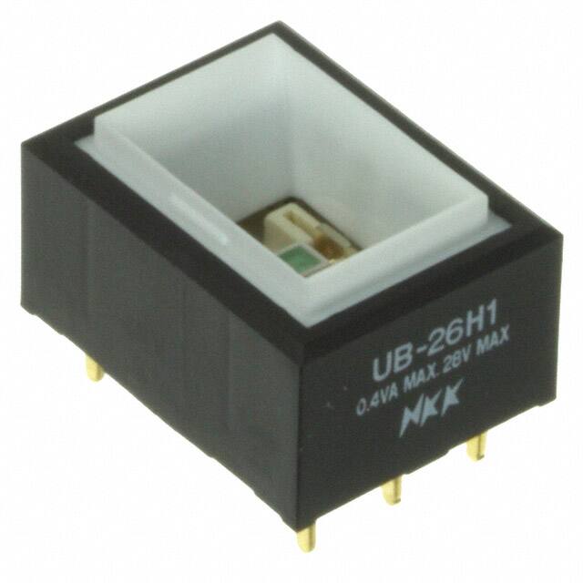 UB26RKG035F SWITCH PUSH DPDT 0.4VA 28V