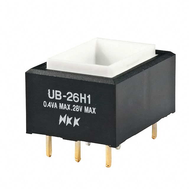 UB26RKG035D SWITCH PUSH DPDT 0.4VA 28V