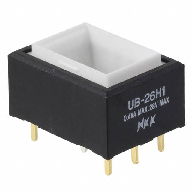 UB26RKG035C SWITCH PUSH DPDT 0.4VA 28V