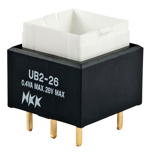 UB226SKG03N-4JB SWITCH PUSH DPDT 0.4VA 28V