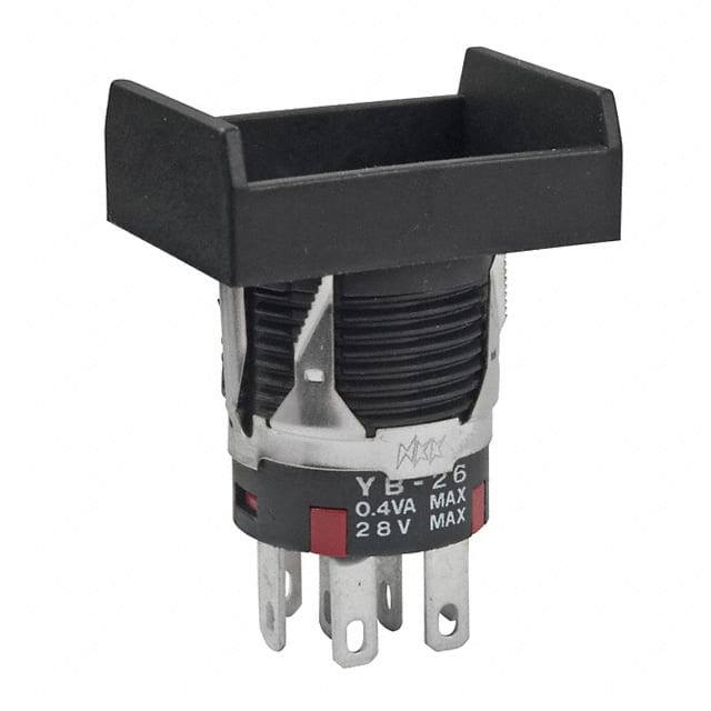 YB26NKG01 SWITCH PUSH DPDT 0.4VA 28V