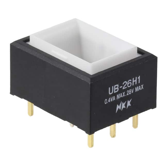 UB26RKG035D-JB SWITCH PUSH DPDT 0.4VA 28V