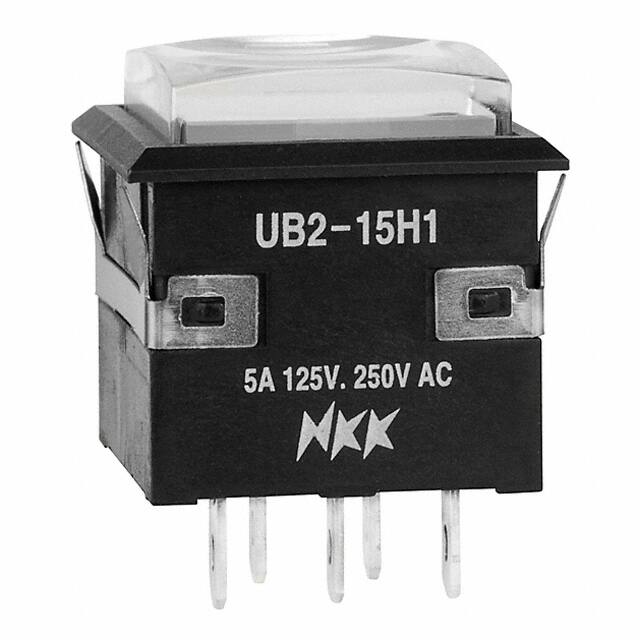 UB215KKW015C-1JB SWITCH PUSHBUTTON SPDT 5A 125V