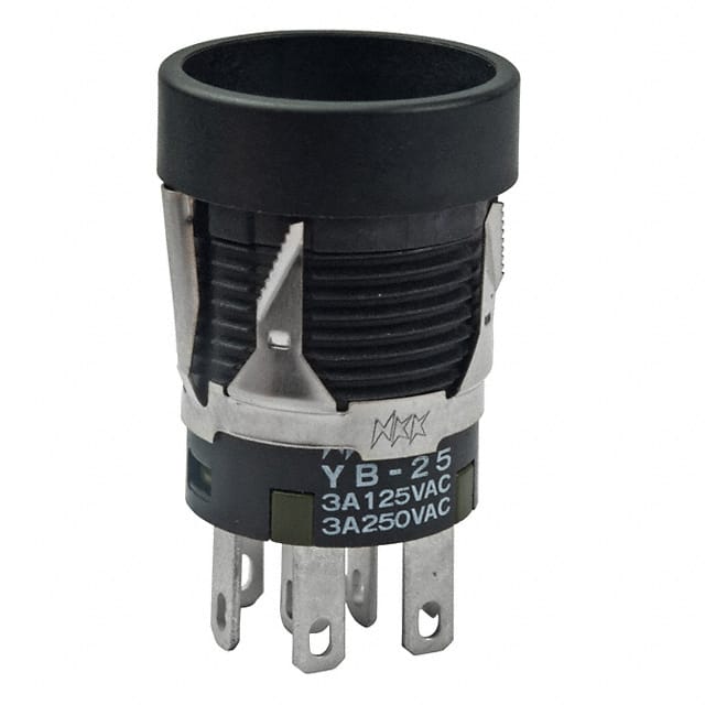 YB25MKW01 SWITCH PUSHBUTTON DPDT 3A 125V