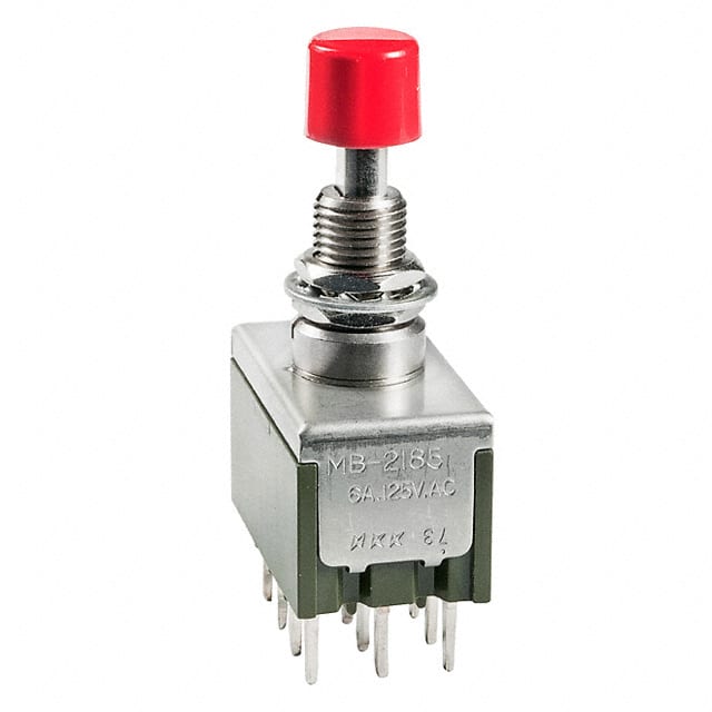 MB2185SS1W03-BC SWITCH PUSHBUTTON 4PDT 6A 125V
