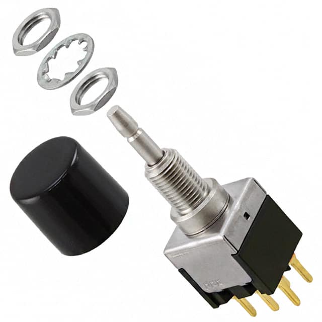 MB2061LS1A03-BA SWITCH PUSHBUTTON DPDT 6A 125V
