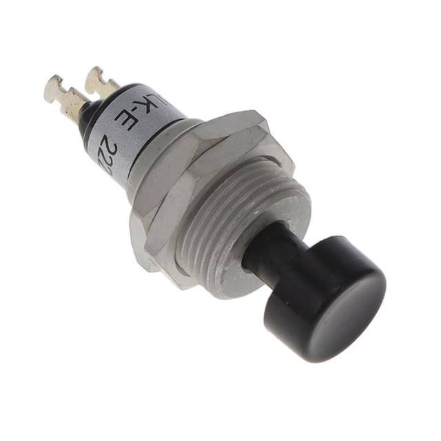 30-17 BLK-E SWITCH PUSH SPST-NO 1A 115V