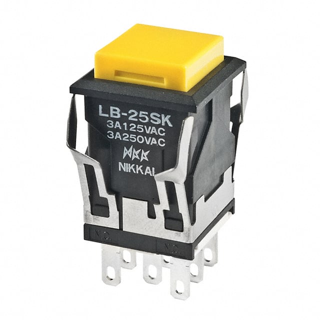 LB25SKW01-E SWITCH PUSHBUTTON DPDT 3A 125V