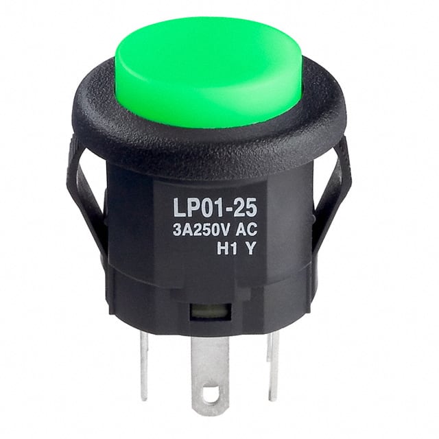LP0125CMKW015FB SWITCH PUSHBUTTON DPDT 3A 125V