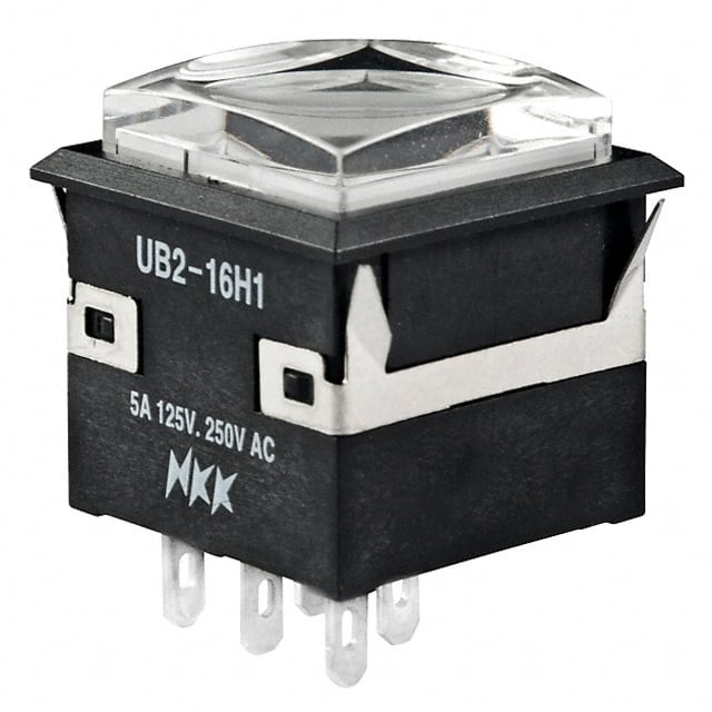 UB216KKW015F-1JB SWITCH PUSHBUTTON SPDT 5A 125V