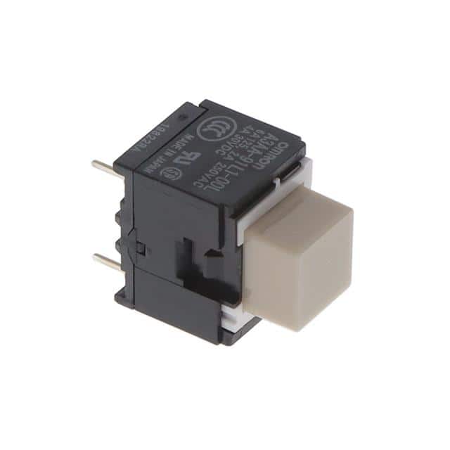 A3AT-91K1-00R SWITCH PUSH SPST-NO 6A 125V