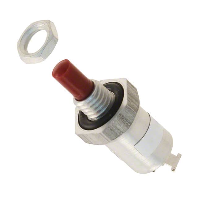 39-352 RED SWITCH PUSH SPST-NC 0.25A 115V