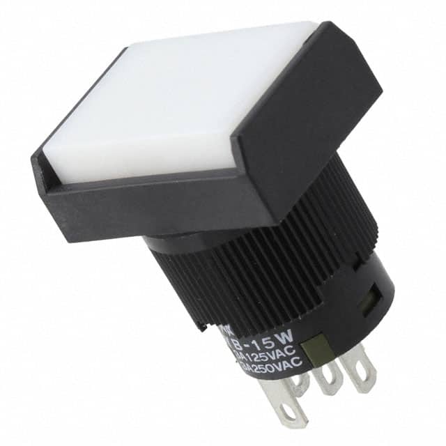 YB15WRKW01-BB SWITCH PUSHBUTTON SPDT 3A 125V