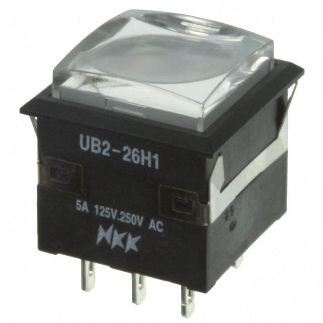 UB226KKW015D-1JB SWITCH PUSHBUTTON DPDT 5A 125V
