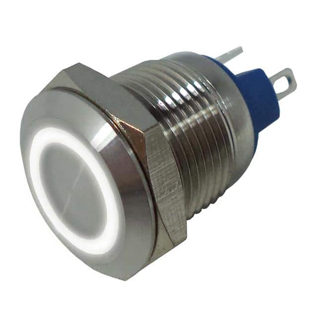 SW-PB7-01LB42BFRW12VM ANTI-VANDAL PUSHBUTTON SWITCH, 1
