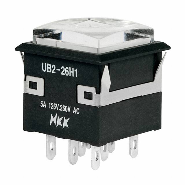 UB226KKW015F-1JB SWITCH PUSHBUTTON DPDT 5A 125V