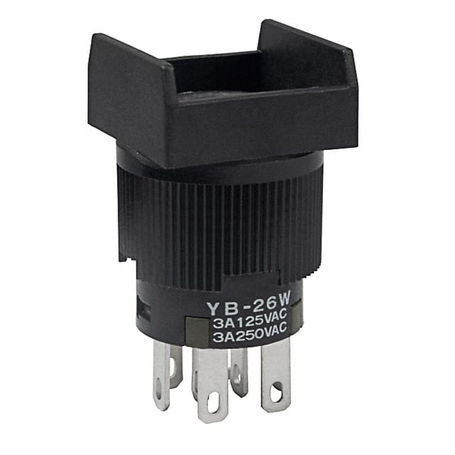 YB26WSKW01 SWITCH PUSHBUTTON DPDT 3A 125V