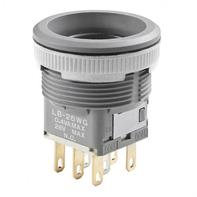 LB26WGG01 SWITCH PUSH DPDT 0.4VA 28V