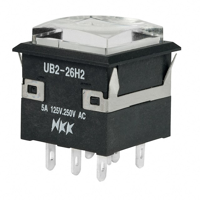 UB226KKW016CF-1JB SWITCH PUSHBUTTON DPDT 5A 125V
