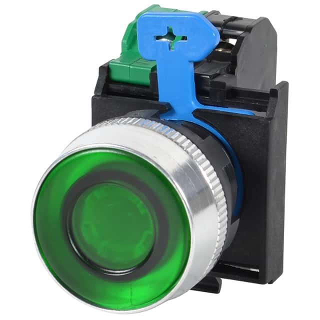 W22IPB-FG-FM24LG-10/01 22MM IPB 24V GN LED/LENS 1NO/1NC