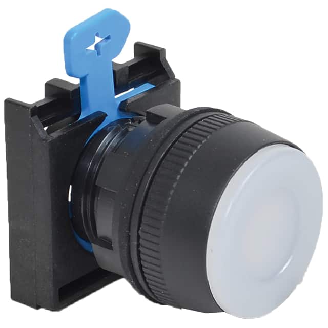 W22IPB-EW-MVDLW-10 22MM IPB EXT CAP WHITE MV 1NO