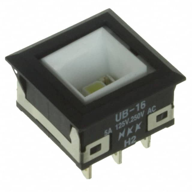UB16KKW016B SWITCH PUSHBUTTON SPDT 5A 125V