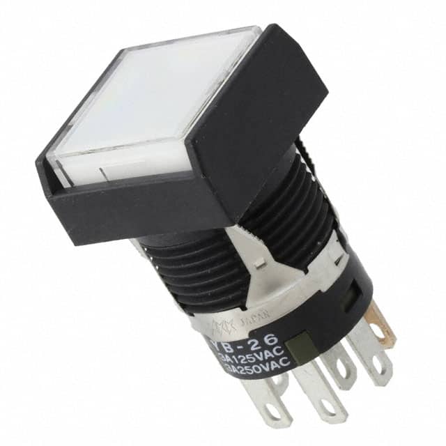 YB25KKW01-2CF12-JB SWITCH PUSHBUTTON DPDT 3A 125V