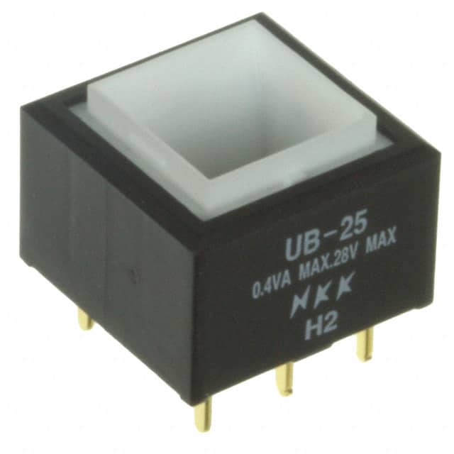 UB25SKG036B SWITCH PUSH DPDT 0.4VA 28V