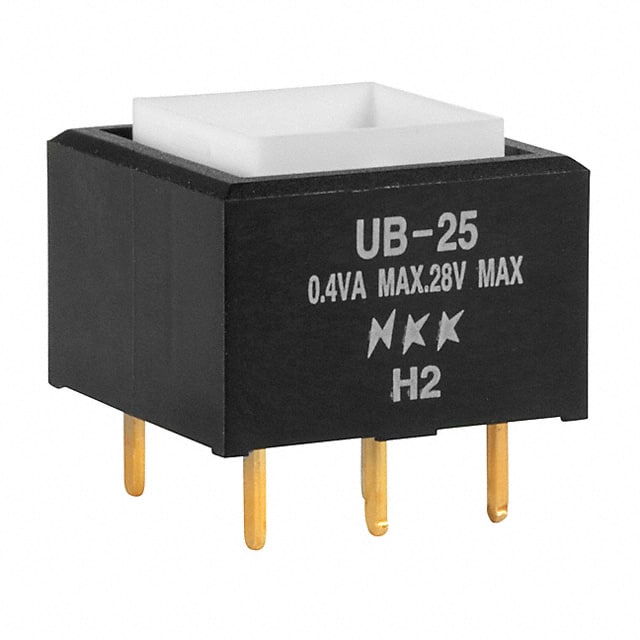 UB25SKG036F SWITCH PUSH DPDT 0.4VA 28V