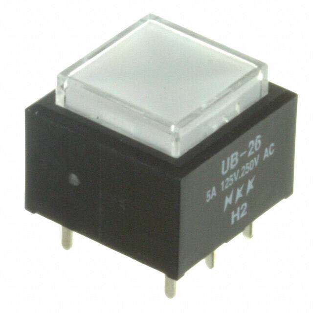UB26SKW036G-JB SWITCH PUSHBUTTON DPDT 5A 125V