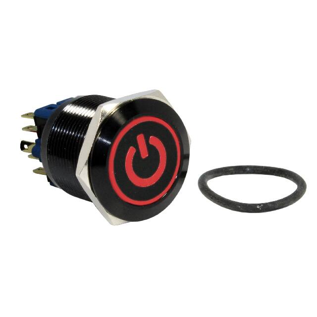 DH251LGBRGN SWITCH PB DPST-NO/NC 2A 125V