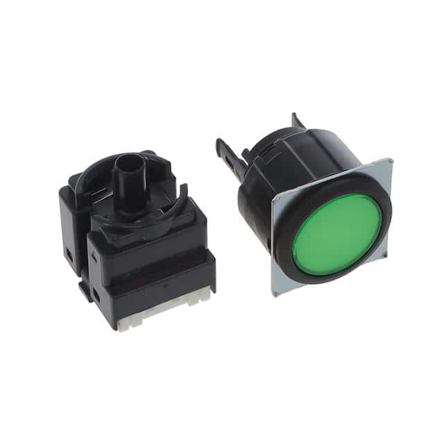 A3U-TBG-A2C-5M SWITCH PUSHBUTTON DPDT 0.1A 30V