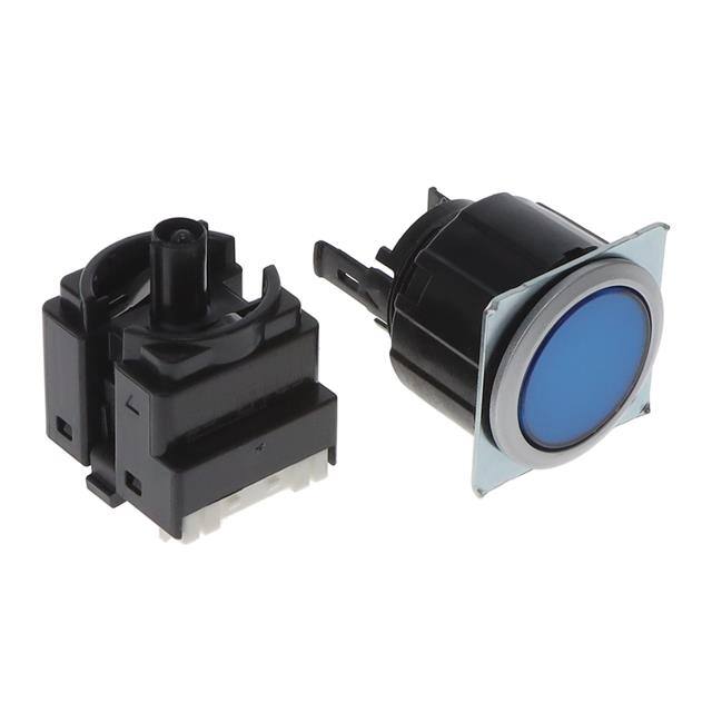 A3UL-TBG-2A2C-5M SWITCH PUSHBUTTON DPDT 0.1A 30V