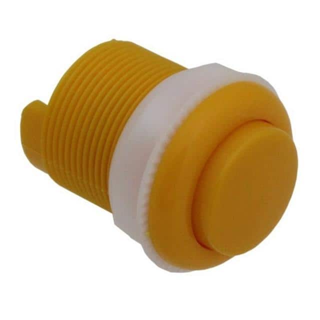 4679 ARCADE PUSH BUTTON 33MM, YELLOW