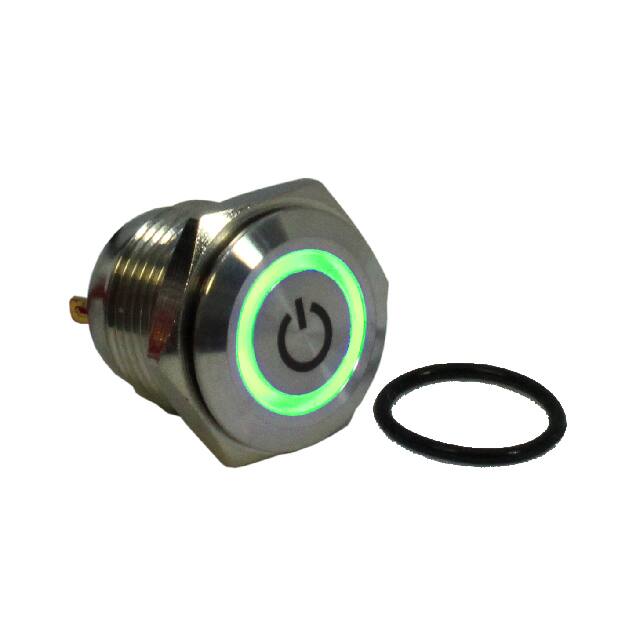 BH16NGSBG SWITCH PB SPST 1A 125V