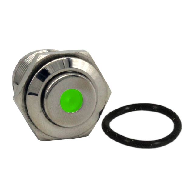 BH16NLSBG SWITCH PB SPST 1A 125VAC