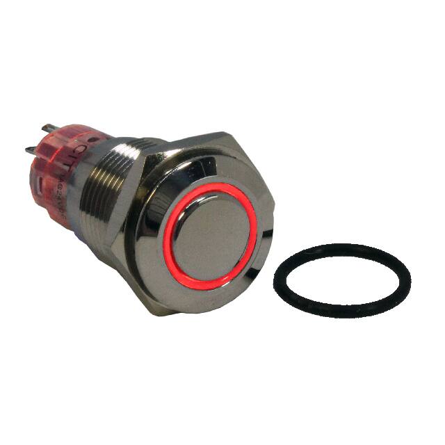CH2NBSRNS SWITCH PB DPDT 1A 125V