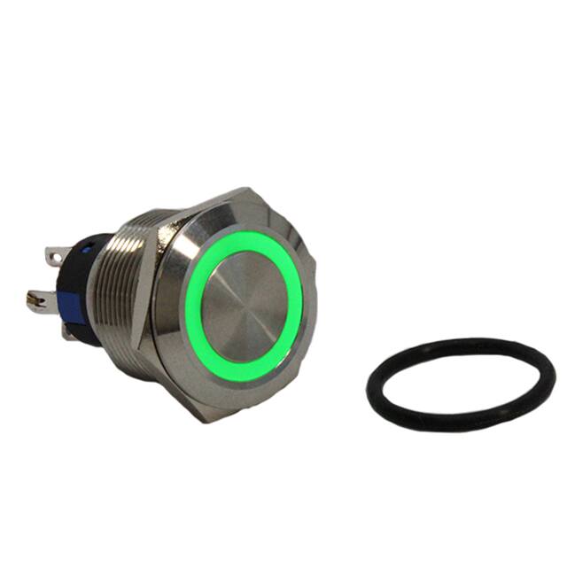DH22U1LBSGN SWITCH PB SPDT 3A 125V