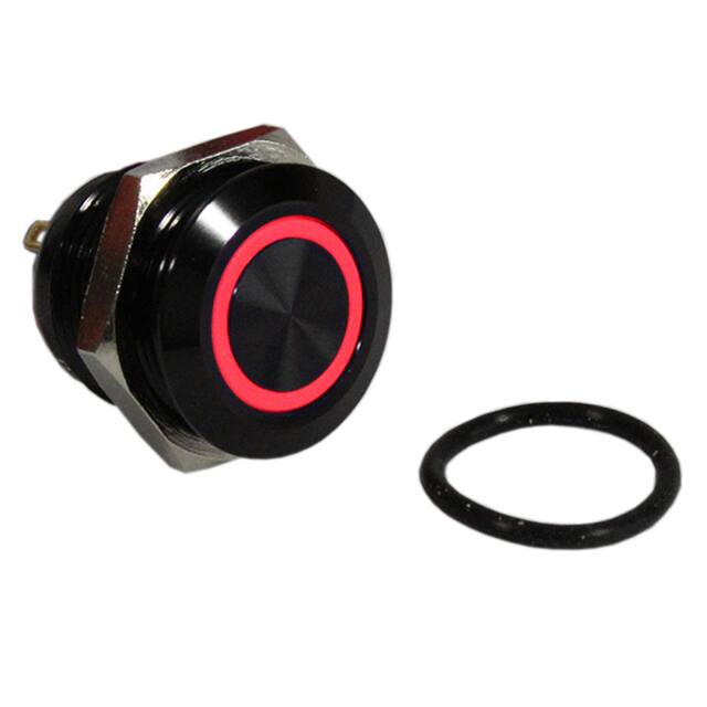 BH16NBBBRB SWITCH PB SPST 1A 125VAC