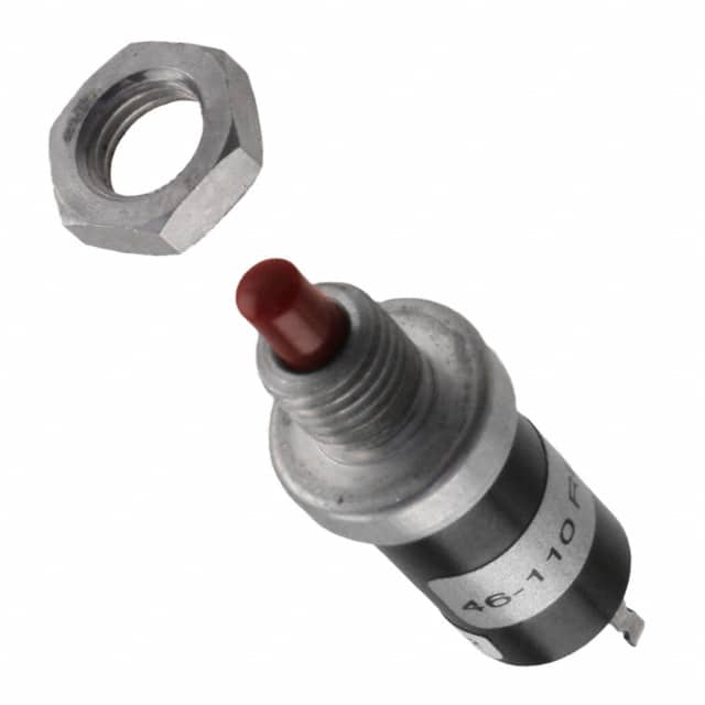 46-110 RED SWITCH PUSH SPDT 0.25A 115V