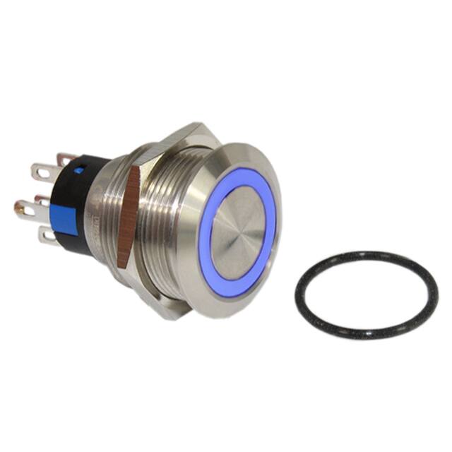 DH22U2LBSBN SWITCH PB DPDT 3A 125V